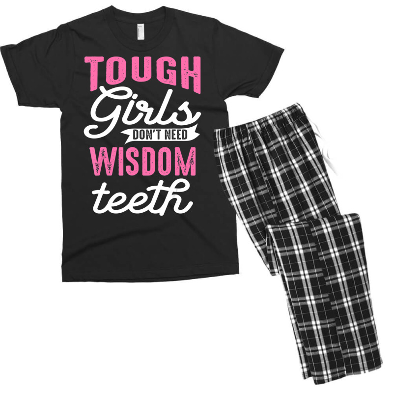 Cool Wisdom Teeth Extraction Women Tough Girl Gag Men's T-shirt Pajama Set | Artistshot