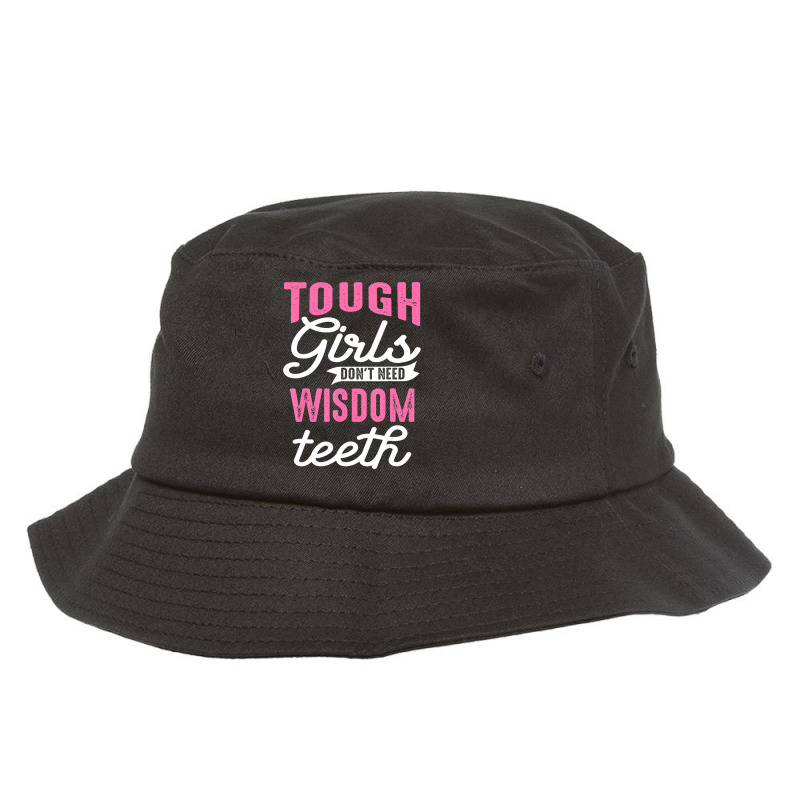 Cool Wisdom Teeth Extraction Women Tough Girl Gag Bucket Hat | Artistshot