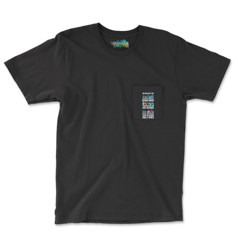 Book Nerd For A Bibliophile Pocket T-Shirt by cm-arts | Artistshot