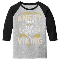 Viking Quote Scandinavian Celtic Mythology Youth 3/4 Sleeve | Artistshot