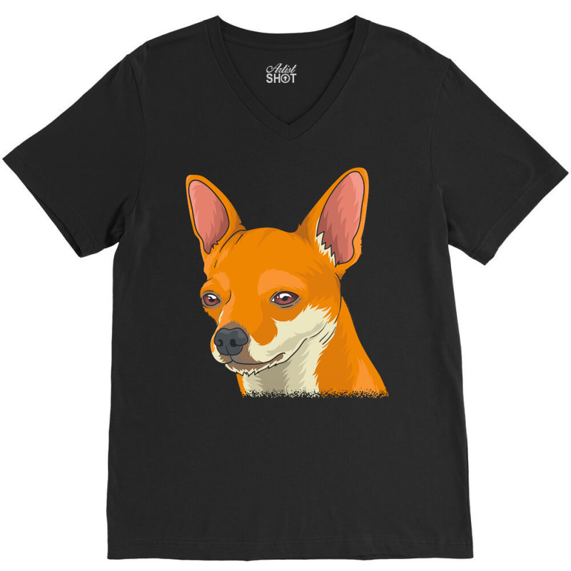 Chihuahua Dogs T  Shirt Short Haired Chihuahua Dog Owner Gift Idea T V-neck Tee | Artistshot