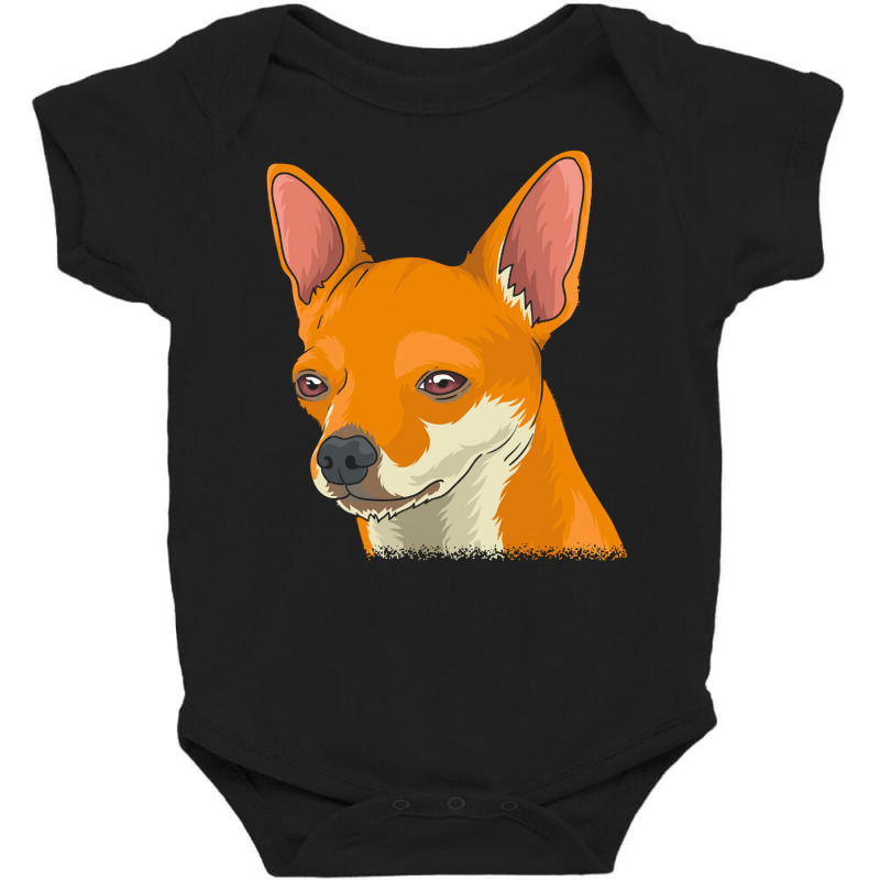 Chihuahua Dogs T  Shirt Short Haired Chihuahua Dog Owner Gift Idea T Baby Bodysuit | Artistshot