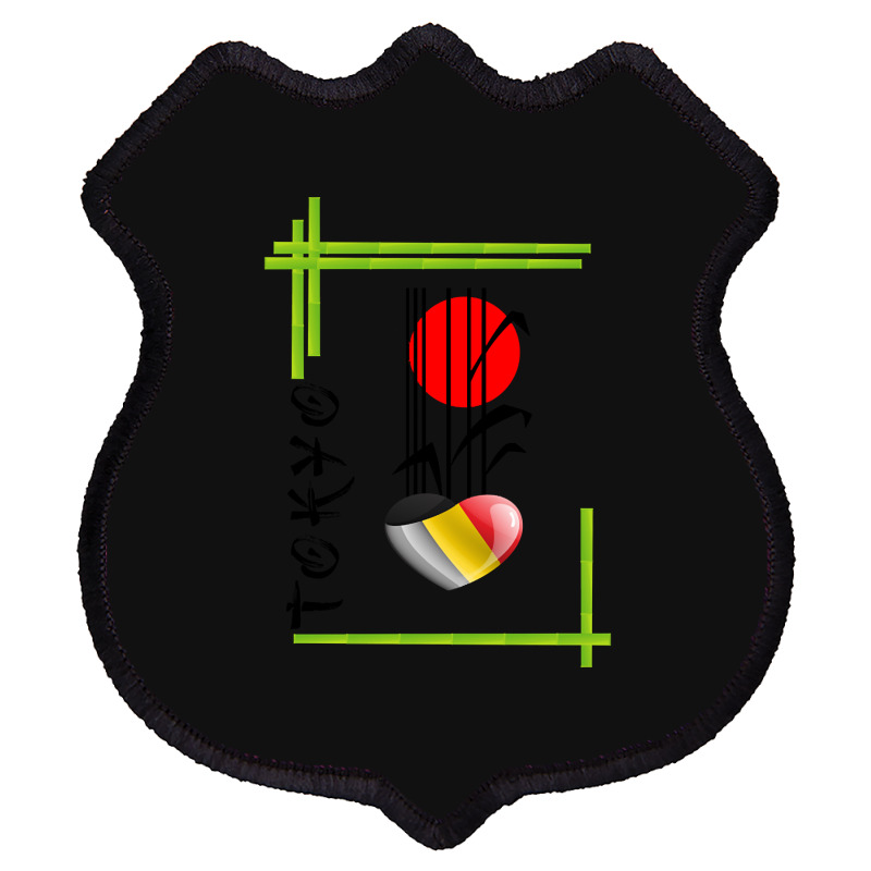 Belgium, Tokyo, Sports Shield Patch | Artistshot