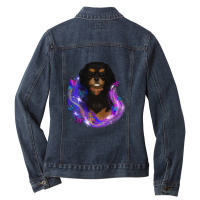 Cavalier King Charles Spaniel Magical Cavalier King Charles Spaniel An Ladies Denim Jacket | Artistshot