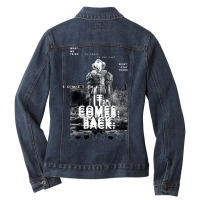 Womens It Movie Pennywise It Comes Back V-neck Ladies Denim Jacket | Artistshot