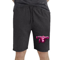 Strong Af Breast Cancer Vintage Short | Artistshot