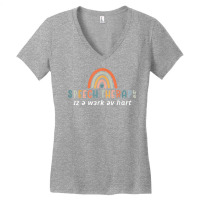 Slp Ipa Phonetics Phoneme Funny Speech Therapy Ipa Therapist T Shirt Women's V-neck T-shirt | Artistshot