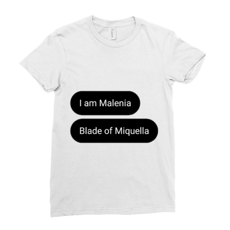 Malenia Has Sent You A Message Long Ladies Fitted T-Shirt by cm-arts | Artistshot