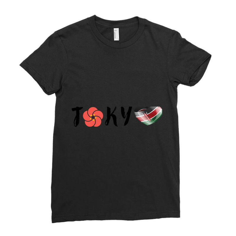 Best Team Of Kenya In Tokyo Ladies Fitted T-Shirt by femalesbaubles | Artistshot