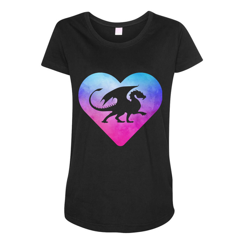 Women Or Girls Dragon Maternity Scoop Neck T-shirt by Kenlofu52 | Artistshot