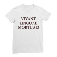 Long Live Dead Languages   Latin Ladies Fitted T-shirt | Artistshot