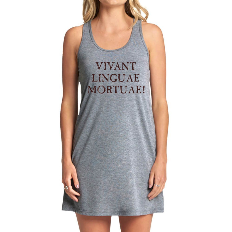 Long Live Dead Languages   Latin Tank Dress by cm-arts | Artistshot