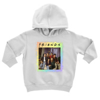 Friends Group Photo Rainbow Paint Outline Toddler Hoodie | Artistshot