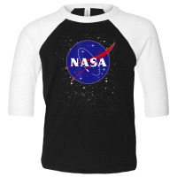 Blue Red In Space Stars Toddler 3/4 Sleeve Tee | Artistshot