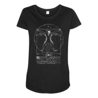 Vitruvian Wolfman Maternity Scoop Neck T-shirt | Artistshot