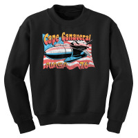 Cape Canaveral 76 American Flag Youth Sweatshirt | Artistshot