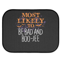 Most Likely To Halloween Be Bad And Boo Jee Matching T Shirt Rear Car Mat | Artistshot