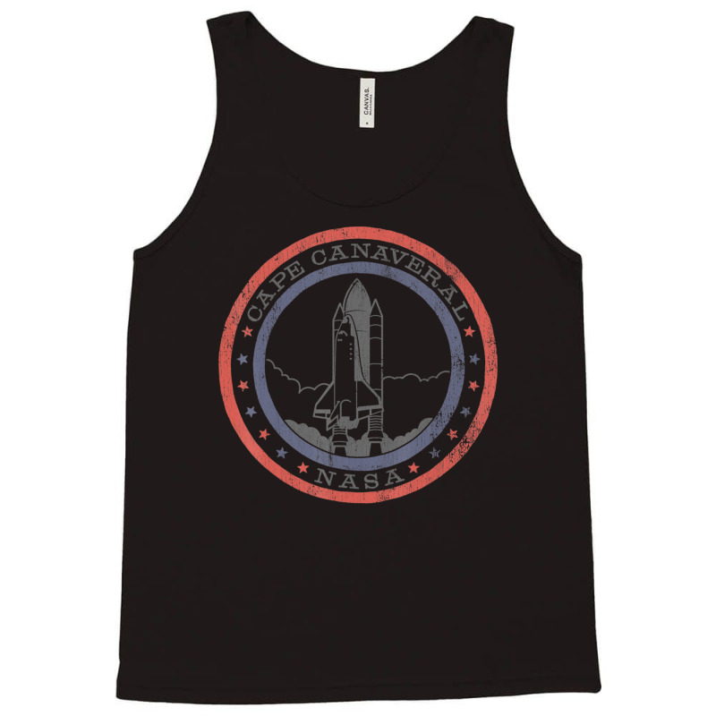 Cape Canaveral Lift Off Red And Blue Tank Top | Artistshot