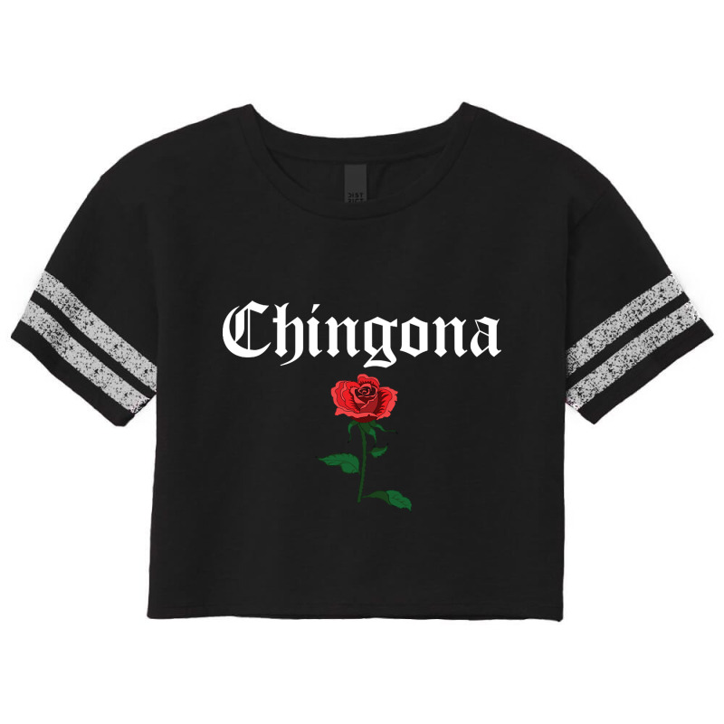 Chingona - Chingona Scorecard Crop Tee by Kosdapen517 | Artistshot