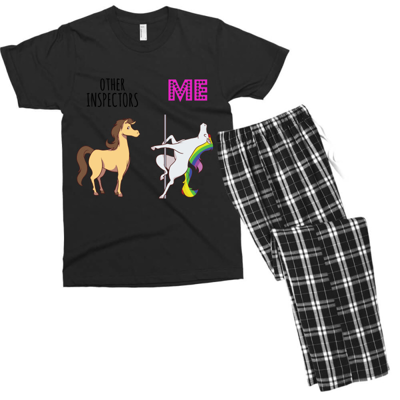 Other Inspector Unicorn Men's T-shirt Pajama Set by guppiessetting | Artistshot