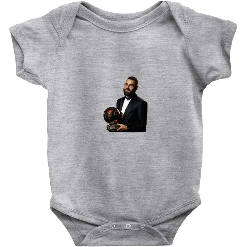 Karim Benzema Ballon D'or 2022 Baby Bodysuit | Artistshot