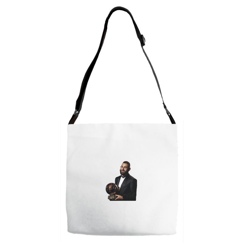 Karim Benzema Ballon D'or 2022 Adjustable Strap Totes | Artistshot