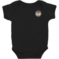 Circle Shuttle Take Off Left Chest Back Baby Bodysuit | Artistshot