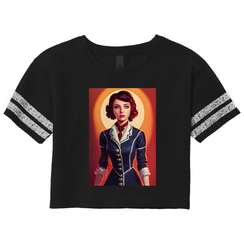 Elisabeth From Bioshock Infinite Scorecard Crop Tee by saterseim | Artistshot