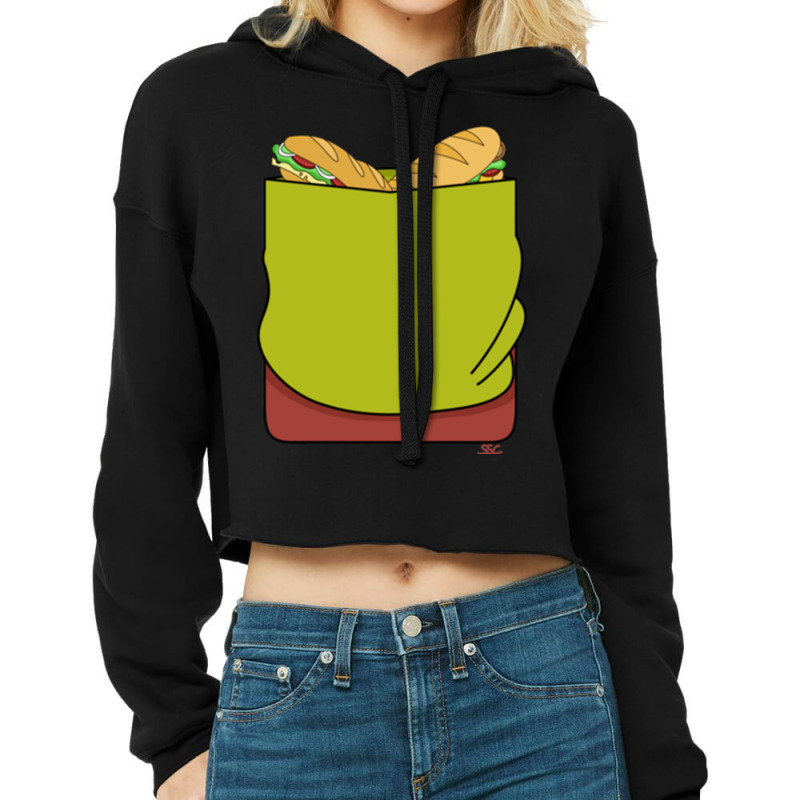 Zoinks! Pocket Cropped Hoodie by BOBBYDAVIS | Artistshot