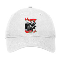 Friends Happy Holidays Group Adjustable Cap | Artistshot