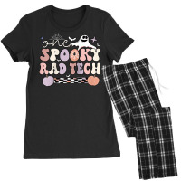 Spooky Radiology Tech Halloween Rad Technologist Rad Tech Raglan Baseb Women's Pajamas Set | Artistshot