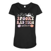 Spooky Radiology Tech Halloween Rad Technologist Rad Tech Raglan Baseb Maternity Scoop Neck T-shirt | Artistshot