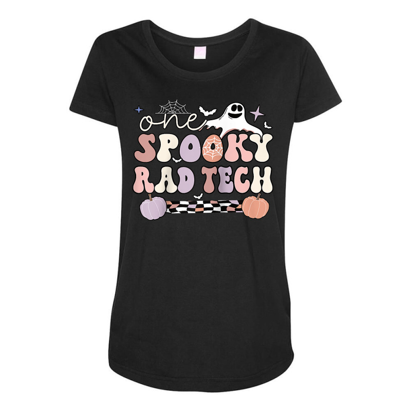 Spooky Radiology Tech Halloween Rad Technologist Rad Tech Raglan Baseb Maternity Scoop Neck T-shirt by cm-arts | Artistshot