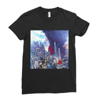 Exploding Tokyo Ladies Fitted T-shirt | Artistshot