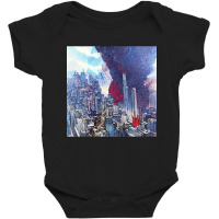 Exploding Tokyo Baby Bodysuit | Artistshot