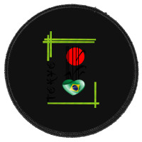 Brazil, Tokyo, Sports Round Patch | Artistshot