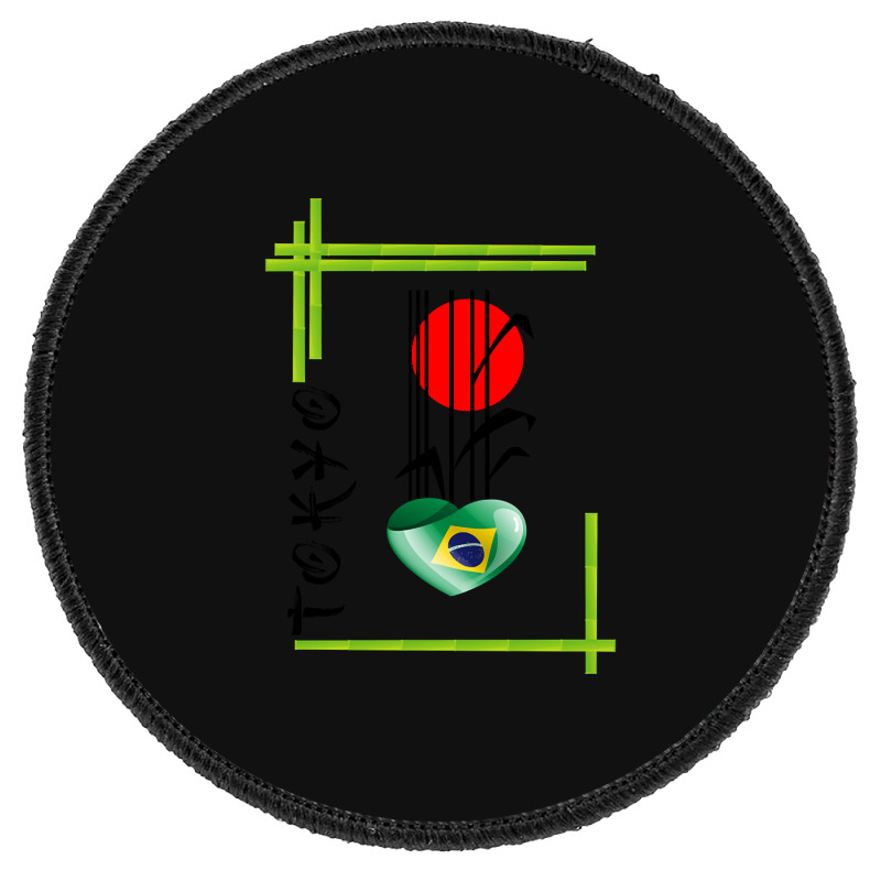 Brazil, Tokyo, Sports Round Patch | Artistshot