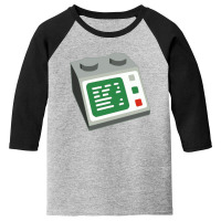 Toy Brick Computer Console Youth 3/4 Sleeve | Artistshot