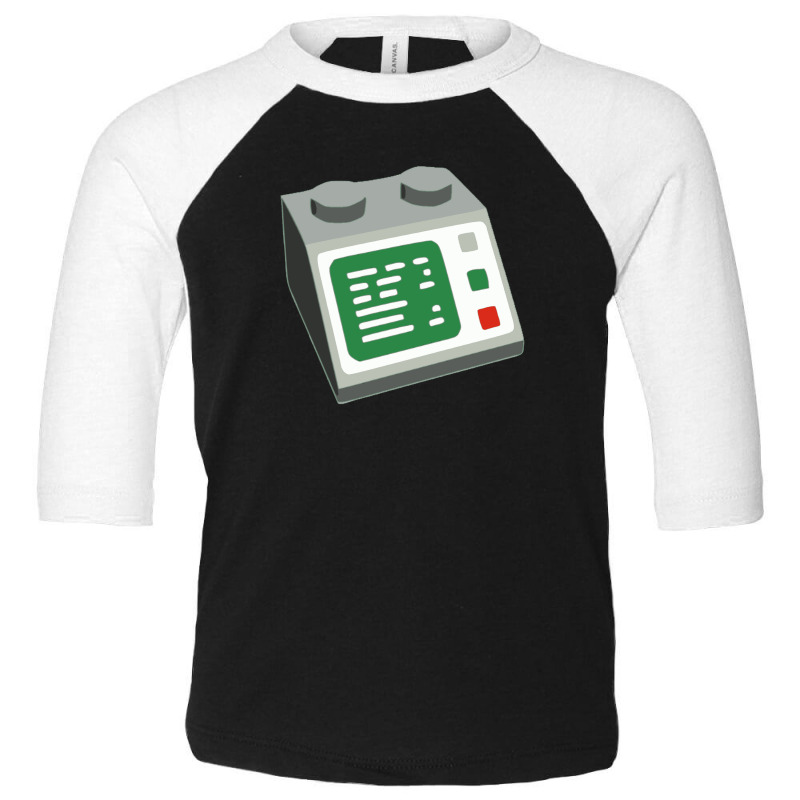 Toy Brick Computer Console Toddler 3/4 Sleeve Tee by cm-arts | Artistshot