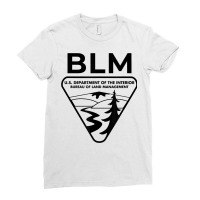 The Original Blm    Bureau Of Land Management (black) T Shirt Ladies Fitted T-shirt | Artistshot