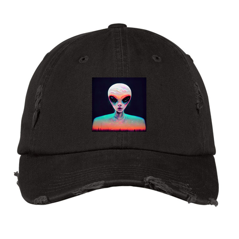 The Galactic Alien Vintage Cap by Adcock Salmon | Artistshot