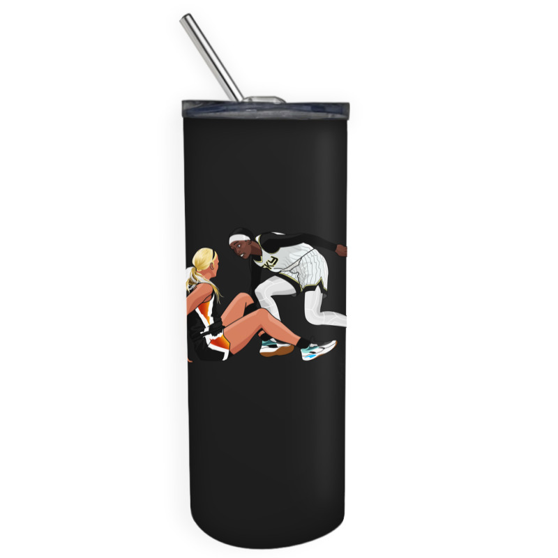 Kahleah Copper   Staredown   Cartoon Style Skinny Tumbler | Artistshot