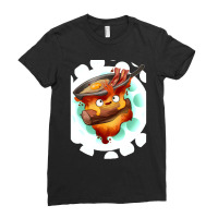 Calcifer Ladies Fitted T-shirt | Artistshot