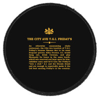 Real Historical Philadelphia - The City Ave Tgi Friday's Round Patch | Artistshot