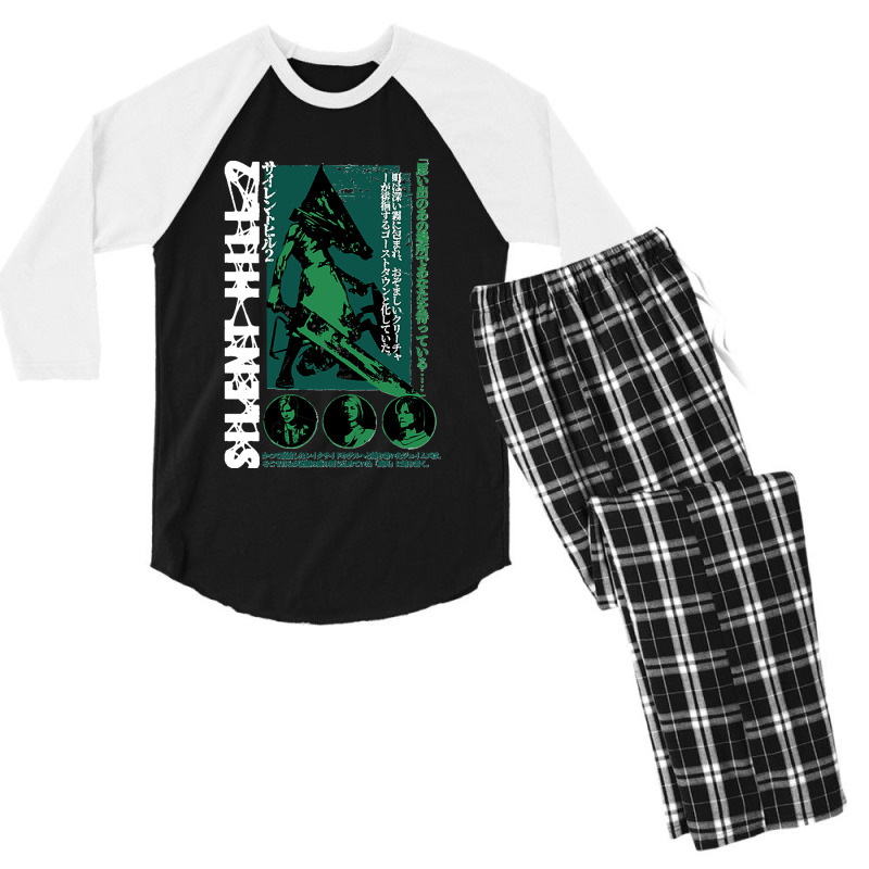 Pyramid Head Men's 3/4 Sleeve Pajama Set | Artistshot