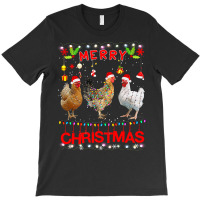 Chicken Cock Design Merry Christmas Chicken For Kids Costume Cute 32 H T-shirt | Artistshot