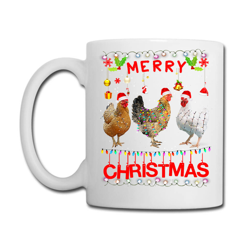 Chicken Cock Design Merry Christmas Chicken For Kids Costume Cute 32 H Coffee Mug | Artistshot