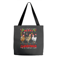 Chicken Cock Design Merry Christmas Chicken For Kids Costume Cute 32 H Tote Bags | Artistshot