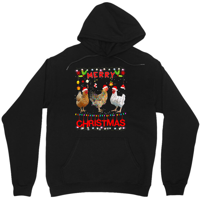 Chicken Cock Design Merry Christmas Chicken For Kids Costume Cute 32 H Unisex Hoodie | Artistshot