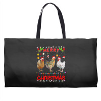 Chicken Cock Design Merry Christmas Chicken For Kids Costume Cute 32 H Weekender Totes | Artistshot